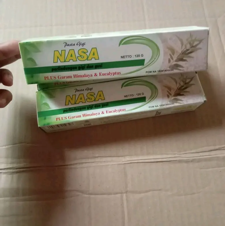 pasta gigi plus garam himalaya rasa asin 2pcs