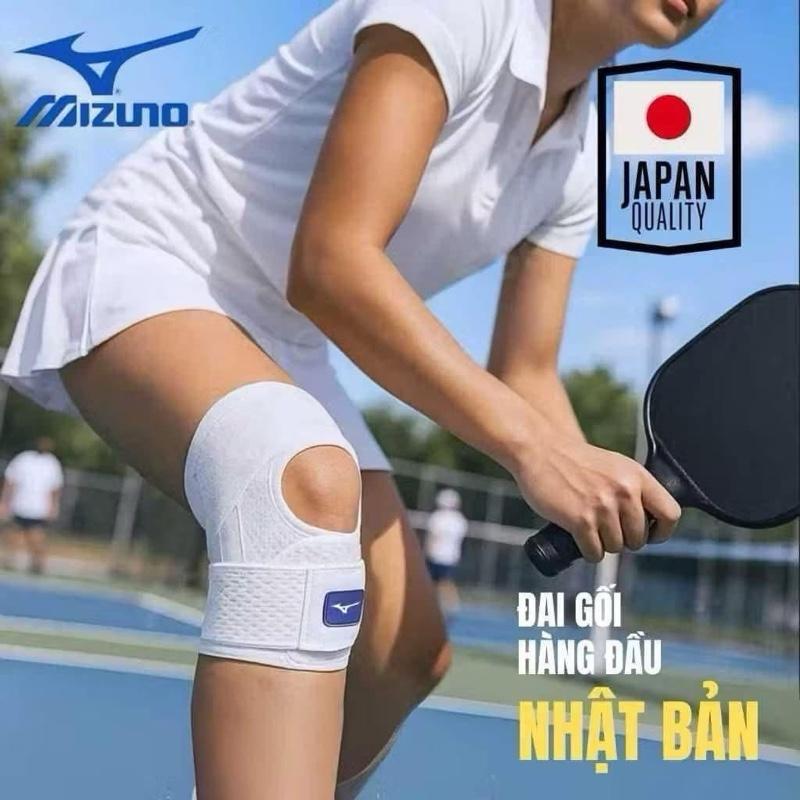 Bó gối Mizuno The Zenk chính hãng | Đai bảo vệ khớp gối giảm áp lực sụn chêm chống căng cơ phòng tránh chấn thương hỗ trợ phục hồi
