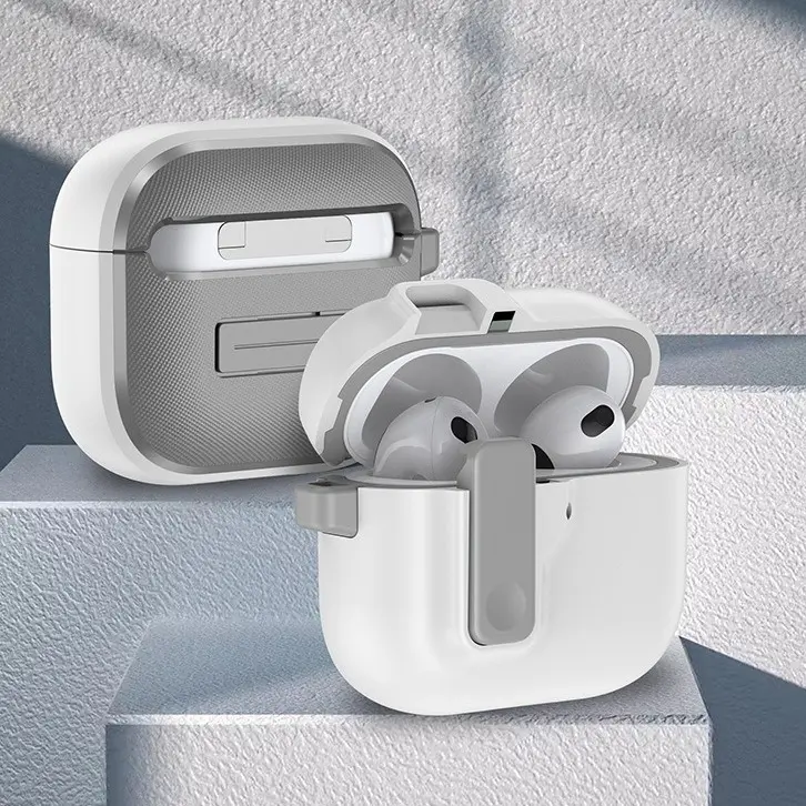 Vỏ bảo vệ, Công tắc chụp tự động mới, cho Airpods 4 năm 2024, Thiết kế kẹp Khóa an toàn Vỏ cho Airpods Pro 2, Phụ kiện tai nghe, Tương thích với Airpods 3