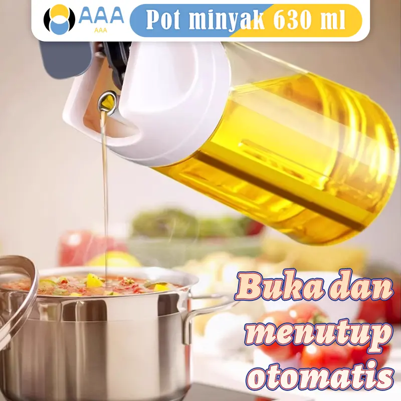 (AAA) Paket Combo Spesial Rak Bumbu Dapur + Botol Minyak 630ML + Oil Pot Minyak 1.3 L + Botol Bumbu kaca 3