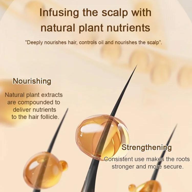 Product Introduction of Antihair loss shampoo plant extract shampoo hair care hair growth ginger shampoo 1