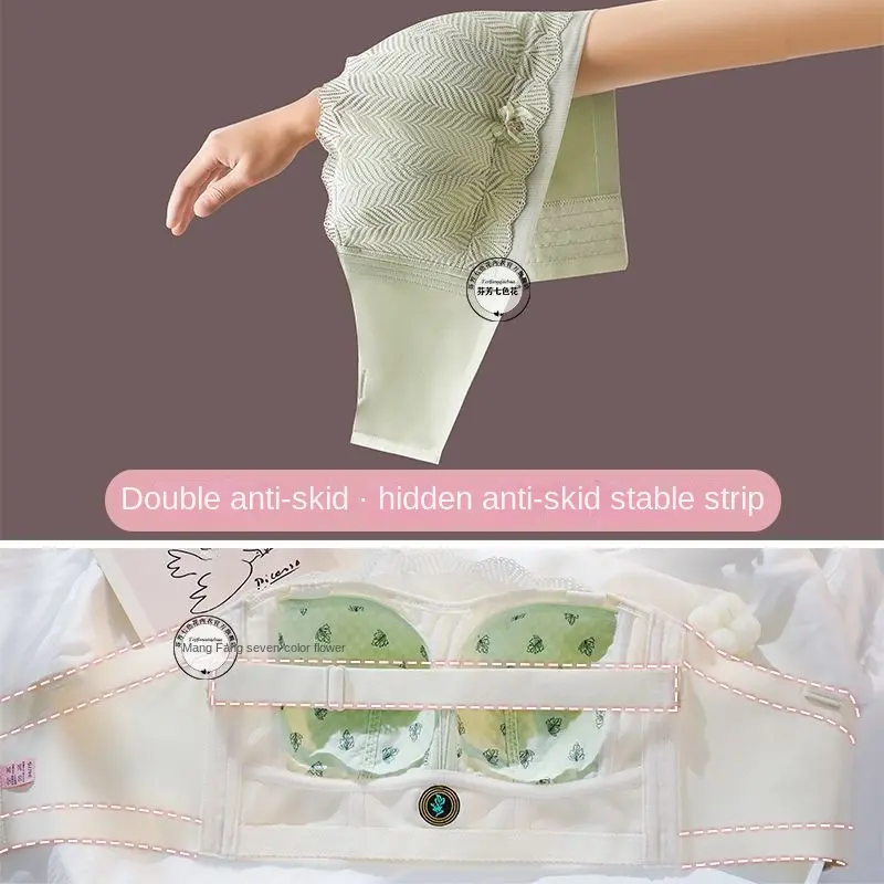 Đồ Lót Không Dây Ống Siêu Mỏng, Dành Cho Nữ, Nâng Ngực, Chống Trượt, Thích Hợp Cho Ngực Lớn Và Nhỏ, Áo Ngực Hiển Thị, Không Viền Ong Top Women Bra Cổ Tròn 5