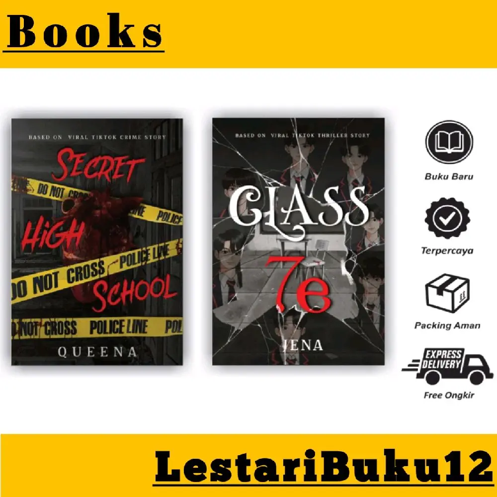 Paket Novel Secret High School + Class 7e Bookpaper Kuning