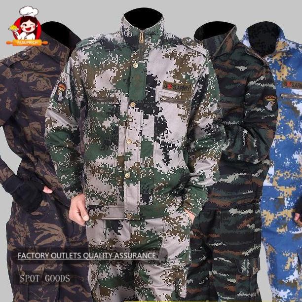 Quần Áo Bảo Hộ Lao Động, Quần Áo Làm Việc Trang Phục, Dành Cho Nam Giới, Bảo Hiểm Lao Động, Thích Hợp Cho Nhà Máy Công Cụ Và Hội Thảo, Phong Cách Rằn Ri, Thiết Kế LBMC03 Quân Đội Nam