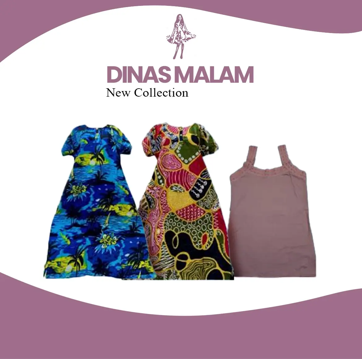 Combo 2 Daster + 1 Tanktop (Motif Acak)