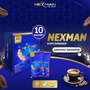 Nexman Kopi Gingseng Pria Sehat Terjaga 1 Box - Bisa COD