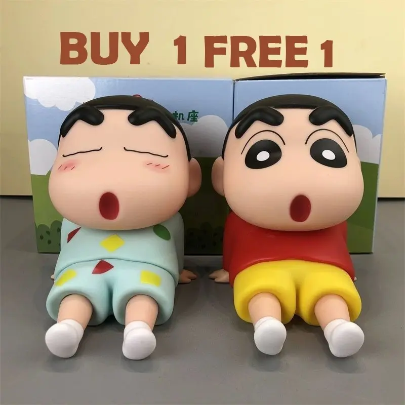 Mainan Tempat ponsel yang dapat dilepas Crayon Shin-chan Mainan anak-anak yang lucu Ornamen buatan tangan 1