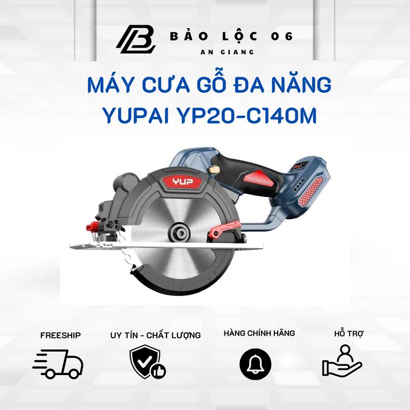 Máy cưa gỗ pin 20V YUPAI YP20-C140M, động cơ không chổi than, đi kèm 1 lưỡi cắt gỗ 140mm, bảo hành 12 tháng