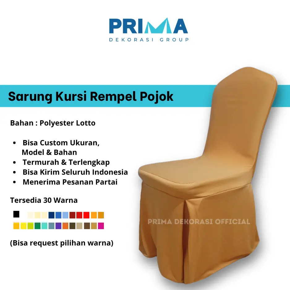 Sarung Kursi Futura Raja Rempel Pojok Cover Kursi Rempel ISI 10 PCS