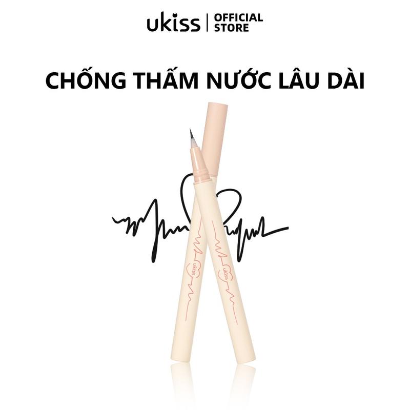 UKISS Bút Kẻ Mắt Dạng Lỏng 0.55ml, Đầu Siêu Mỏng, Ngòi 0.01Cm, Không Thấm Nước, Lâu Trôi, Chống Nhòe, Chống Chuyển Nữ Trang Điểm Son Mỹ Phẩm Cosmetic