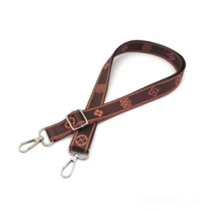 Tali Strap Tas Selempang Motif Webbing Tebal ACC Gold Dijamin Kuat Panjang 120 cm Lebar 2,5 cm