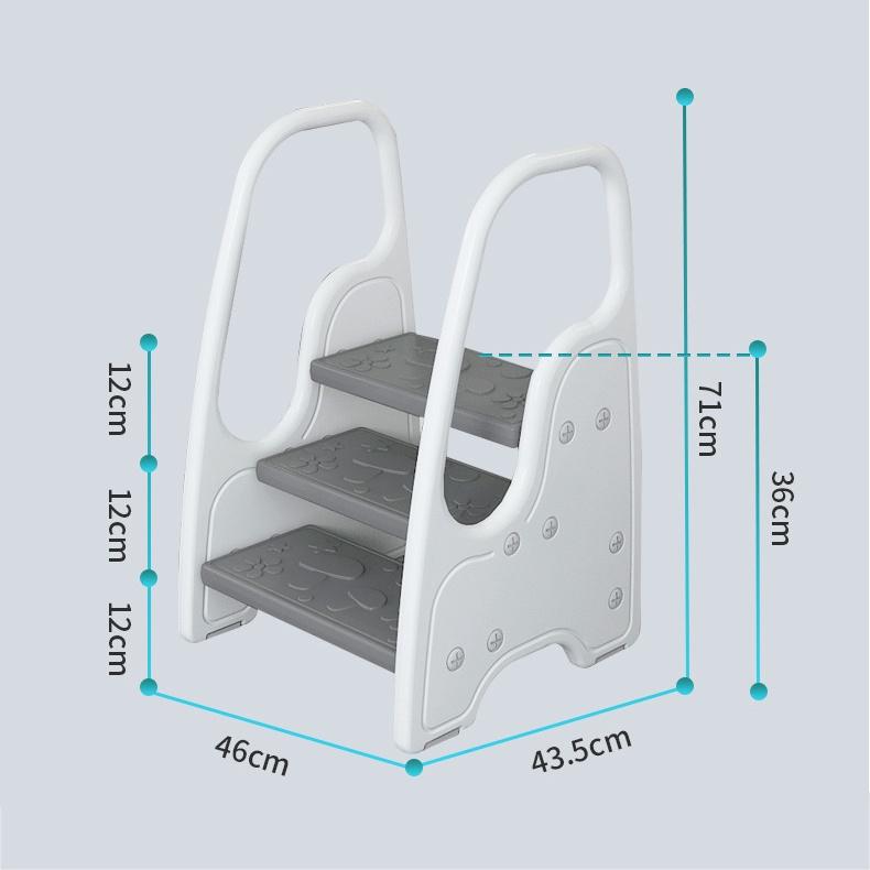Child Safety Triple Step Stool 7
