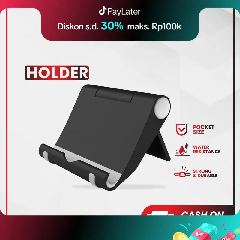 JOYSEUS Adjustable Desk Tablet Holder Multi-angle Stand Accessories - OT0013 Black