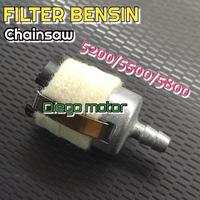 Gambar 5200 5500 5800 Filter Saringan Bensin Saja Mesin Chainsaw Senso kecil Model Kapas dari DIEGO MOTOR Kota Medan 1 Tokopedia