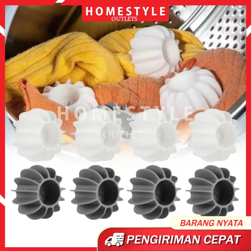 Reusable Silicone Laundry Ball Silikon Bola Laundry Mesin Cuci Laundry
