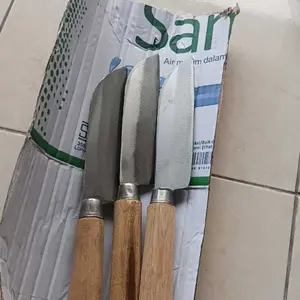 Promo Murah 3 Pcs Pisau Dapur Serbaguna Baja - 2 Besar dan 1 Kecil  Kitchenware