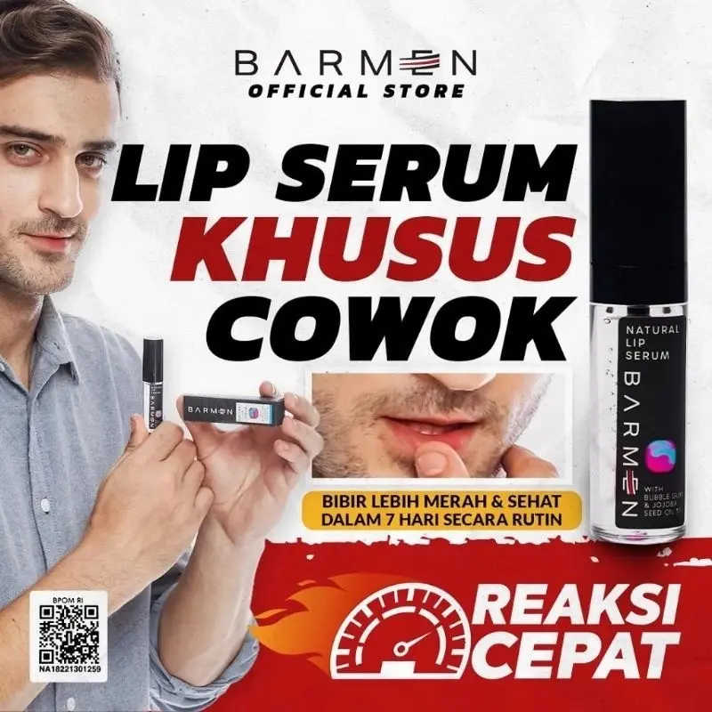 Barmen Lip Serum Khusus COWOK