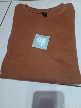 Product Review of QR PROJECT ID - KAOS POLOS OVERSIZE LENGAN PANJANG STRIPE SALUR WITH SLIT from T**e 3