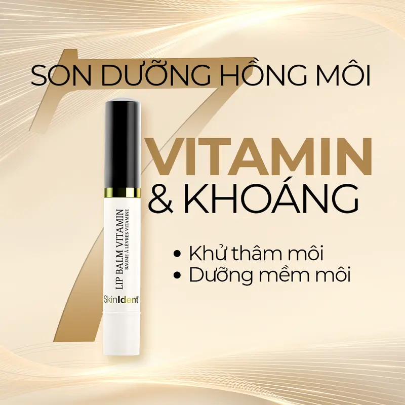 Dưỡng hồng môi Skinident Lip Balm từ Đức, Thụy Sỹ thương hiệu Dr.Baumann 2