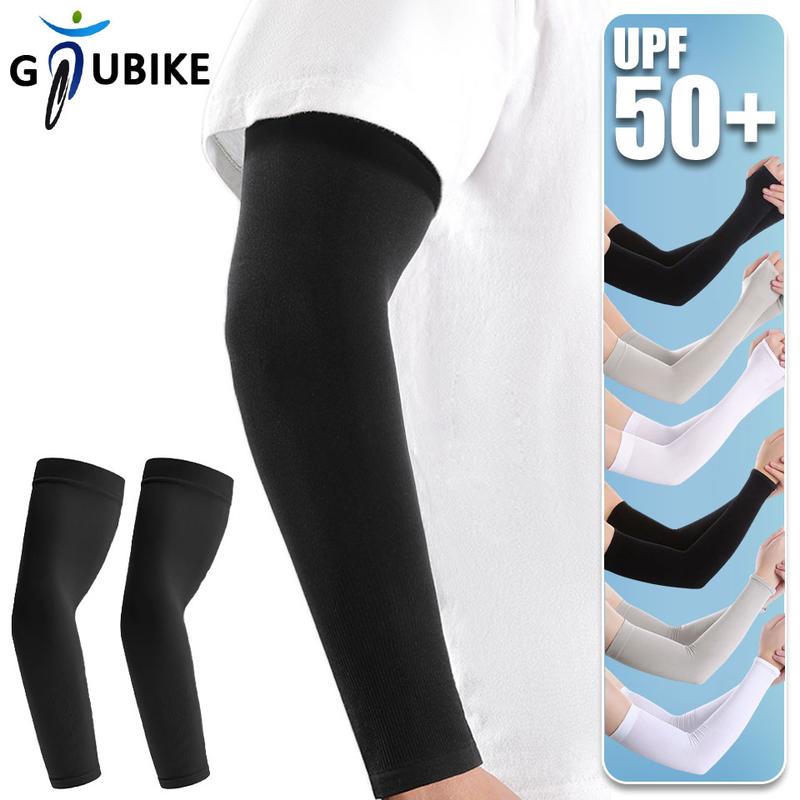 Tay Áo Chống Nắng Mùa Hè, GTUBIKE, UPF50 +, Đạp Xe Ngoài Trời Chạy Bộ Bóng Rổ, Làm Bằng Lụa Lạnh, Đàn Hồi, Chống Tia UV, Găng Tay Dài, Unisex 0