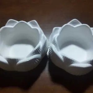 LOTUS HORDER Tempat Wadah Lilin Aromaterapi & Pembakar Dupa Bukhur Kerucut Unik untuk Estetika Ruangan - Candle