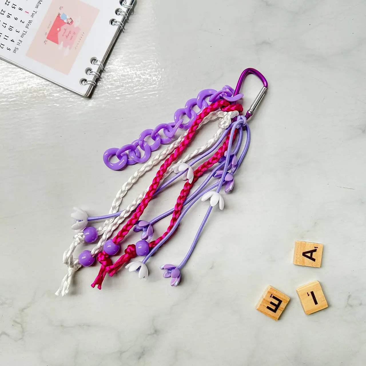 小物 DECI Carabiner Macrame Keychain Macrame Carabiner Carabiner