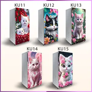 Stiker Kulkas 1 & 2 Pintu, Kompor, Magicom, AC, Mesin Cuci KUCING Sticker