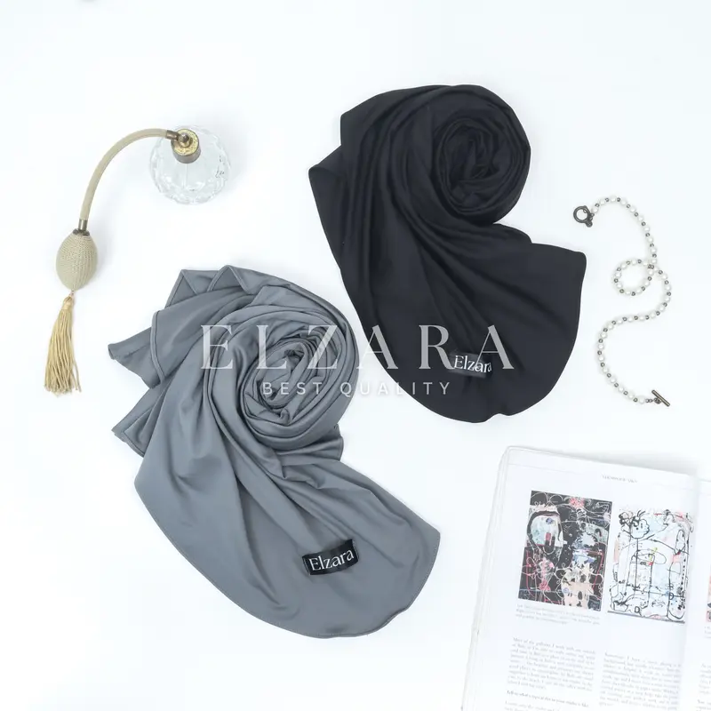 [PROMO 47K Get 2] Hijab Instan Kerudung Simpel Segitiga Airflow Premium Best Quality Nyaman Adem Ringan Anti Ribet By ELZARA 4
