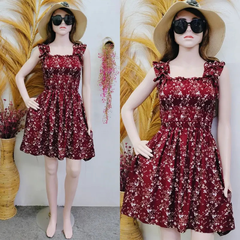 Mini Dress Camila Rayon Adem Casual Dingin