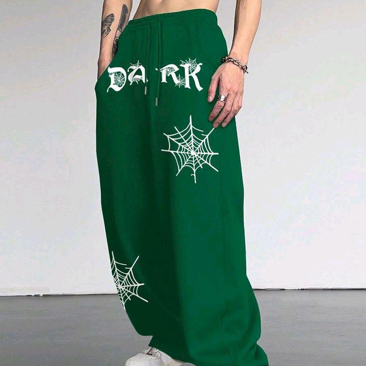 CELANA KULOT PRIA BIGSIZE KOREAN STYLE (KULOT UTUH) DARK MOTIF PRINTER DRAWSTING WIDE LEG PANTS KOREAN STYLE BIGSIZE OVERSIZE ALL SIZE S M L XL 2XL 3XL 4XL 5XL VINZELL INDUSTRIES 6