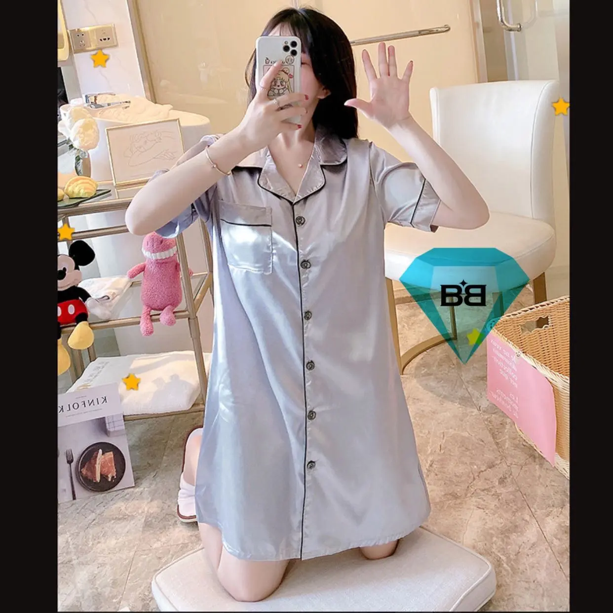 [Ds] Daster satin silk