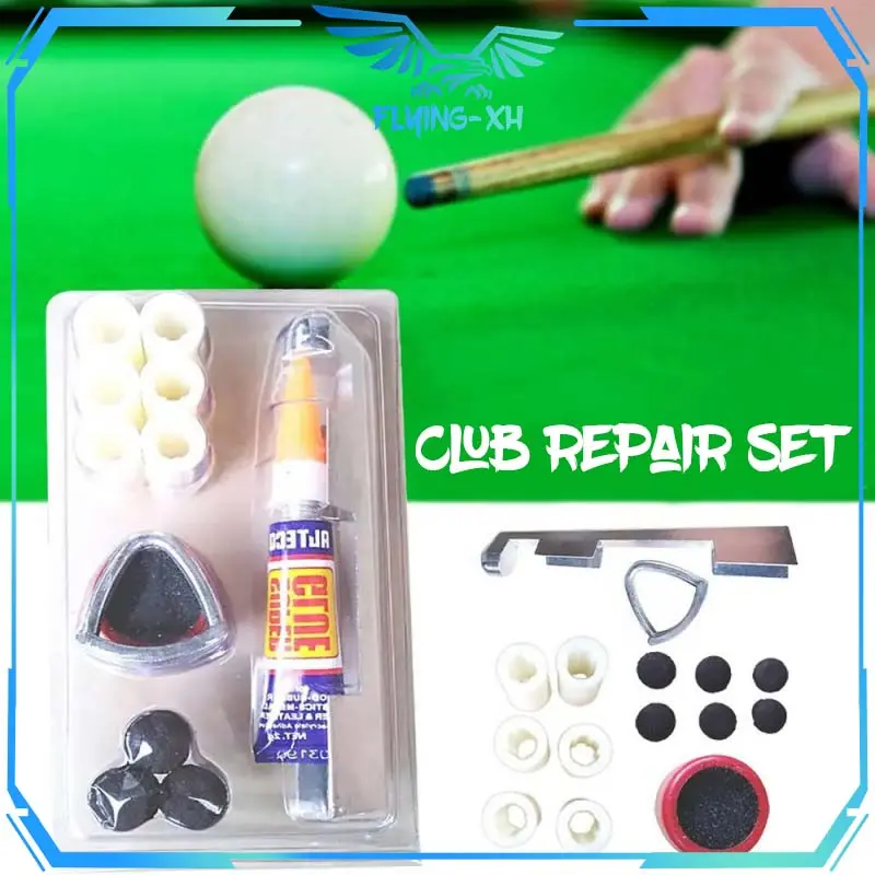 Alat Cue Tip Repair Kit Alat Reparasi Tip Billiard Multifungsi Tip Repair Billiard Aksesoris Reparasi Stick Billiard