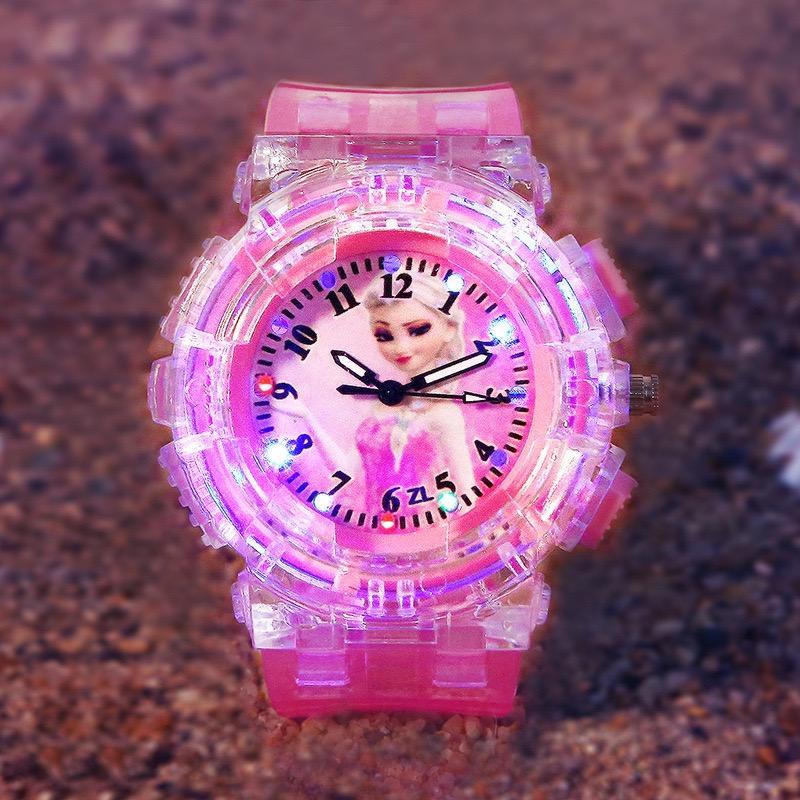 Product Introduction of Carton Watch LED lights analog colourful watches jam tangan lampu kartun anak budak lelaki perempuan girls boys warna 20