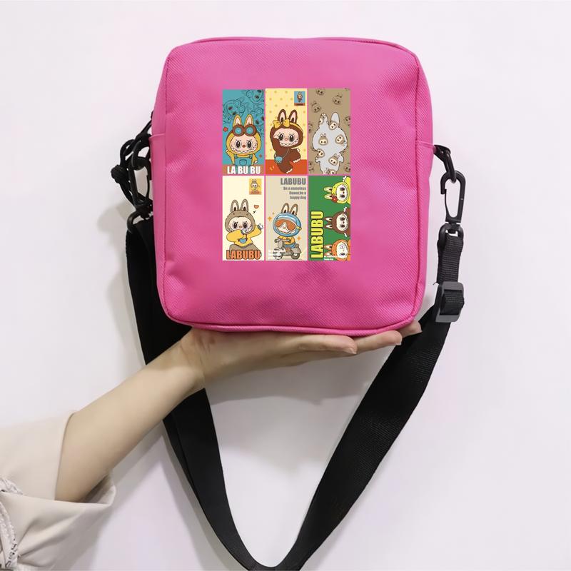PVJ Tas Labubu Selempang Anak Sekolah SD Laki Laki Perempuan Fashion 5