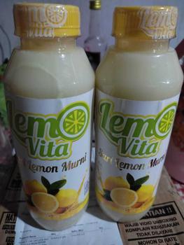 Product Review of Paket 1 Liter Lemovita Sari Lemon Jus Murni BPOM Halal Organik Bebas gula  Alami Fruity Botol Air Juice (250ml x 4pcs atau 500ml x 2 pcs) from E**D 3