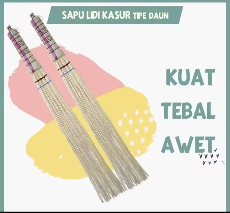Sapu Penebah Kasur / Sapu Kasur Gagang Anyam 0