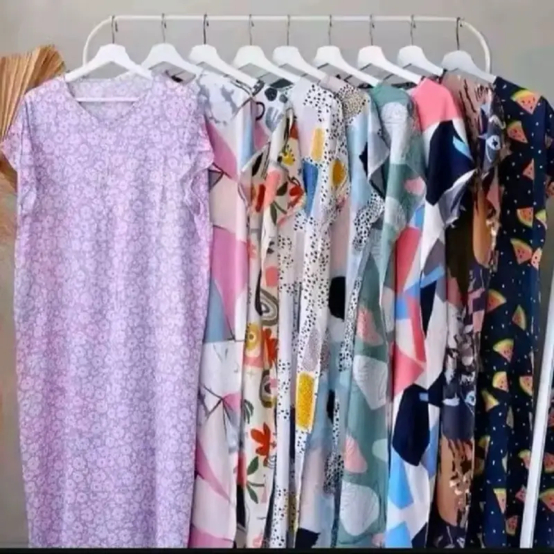 PROMO BANTING HARGA!! DASTER MURAH JUMBO MOTIF RANDOM Wanita keren rayon jumbomurah 1