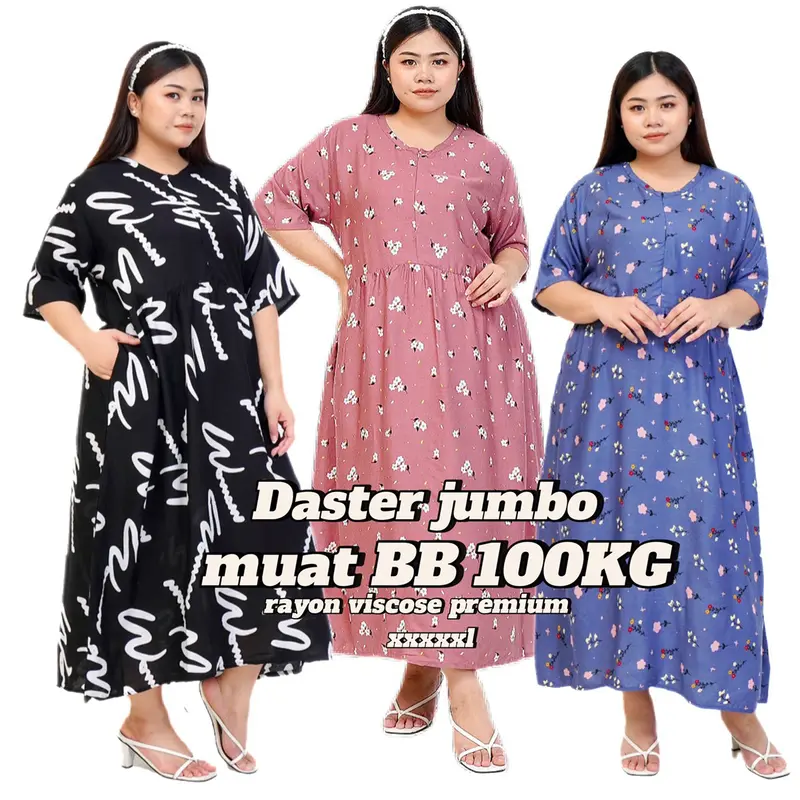KIMI DASTER JUMBO ld 130 RAYON VISCOSE ADEM DAN TEBAL 1