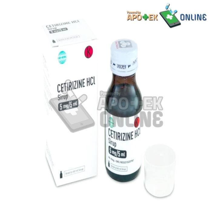 CETIRIZINE SYRUP BOTOL 60ML ALERGI