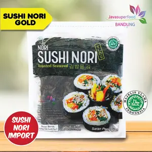 Sushi Nori Seaweed Rumput Laut Panggang / Sushi Nori Sakao HALAL 5/10/20/50 Sheets/lembar
