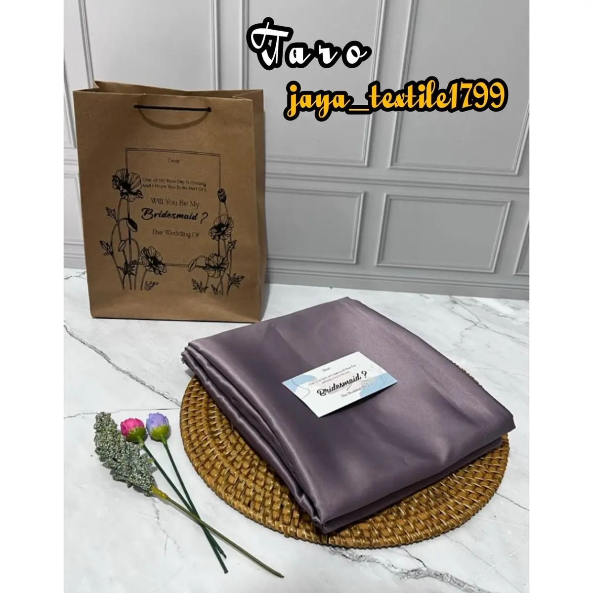 {FREE PAPER BAG & CARD} Paket Seragaman Bridesmaid/ Baju Nikah/ Baju Bridesmaid