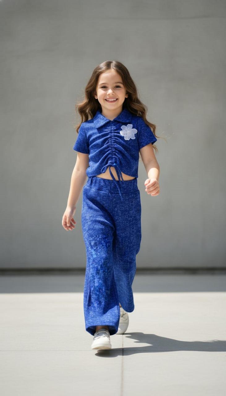 Setelan Crop Top Anak Perempuan Bahan Katun Whased Warna Mahogany Viral Usia 1-10 Tahun Cocok untuk Lebaran dan Aktivitas Sehari-hari Desain Modis dan Nyaman