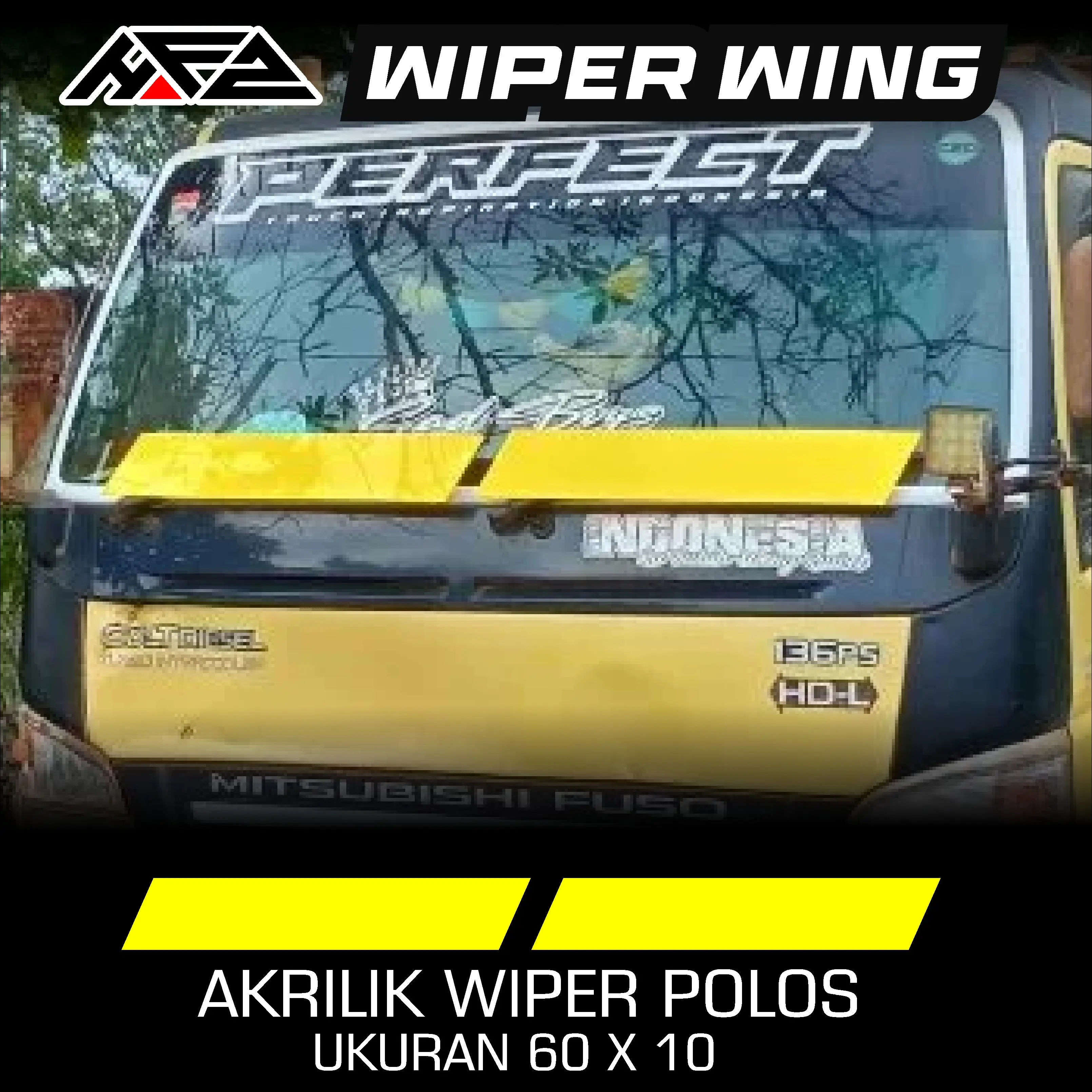 variasi wiper wing mobil truk dan pick up banyak pilihan warna kode02