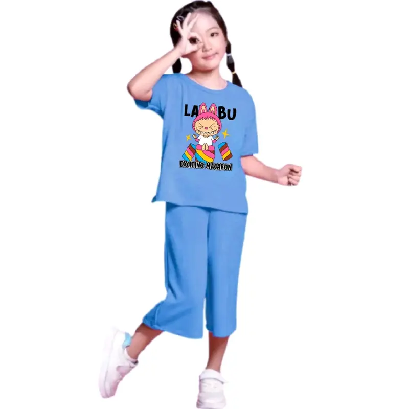 STELAN ANAK CLANA PENDEK 7/8 BABYTERI USIA 2-12THUN BONEKA LABUBU.02 3