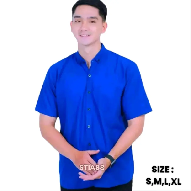 Kemeja abu abu pria Kemeja abu tua pria Kemeja abu tua cowok Kemeja abu abu laki laki Kemeja abu pria lengan pendek Kemeja abu pendek Kemeja polos abu pria Kemeja abu pendek cowok Distro Slim Fit Slimfit Casual fitted shirt 2