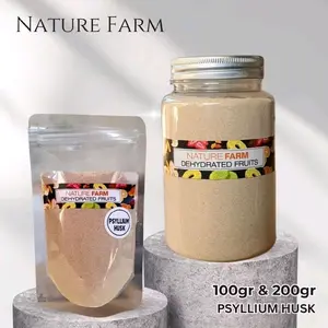 Nature Farm Premium PSYLLIUM HUSK MINUMAN SERBUK SERAT ALAMI UNTUK SEMBELIT 100gr 200gr