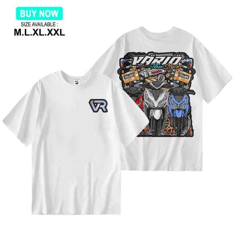 Kaos Vario Kzr Sablon DTF Premium Laki-Laki Perempuan - Fashion 1
