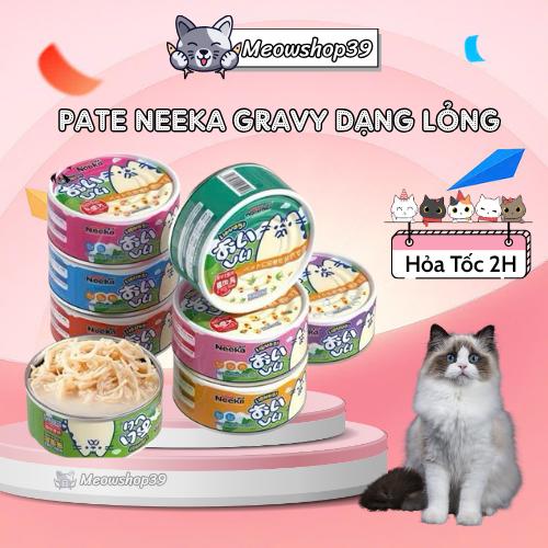 HỎA TỐC HCM Combo 10-24 Lon Pate NEEKA Gravy Dành Cho Mèo - Lon 85gr