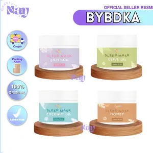 SLEEPING MASK BYBDKA WASH OF MASK SLEEPINGMASK MASKER BY BDKA SAFFRON HONEY OLIVE COCONUT OIL BYBDKA.ID MASKER WAJAH SLEEPINGMASK WASHOFFMASK MELEMBABKAN WAJAH SLEEPING MASK BY BYDKA BYNDKA.ID