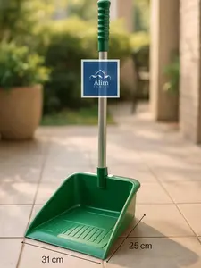 Pengki Plastik Serbaguna Tebal | Serokan Sampah Plastik Kualitas Super | Sekop Sampah Plastik Untuk penggunaan rumah tangga dengan desain praktis Biru Hijau Cream Merah